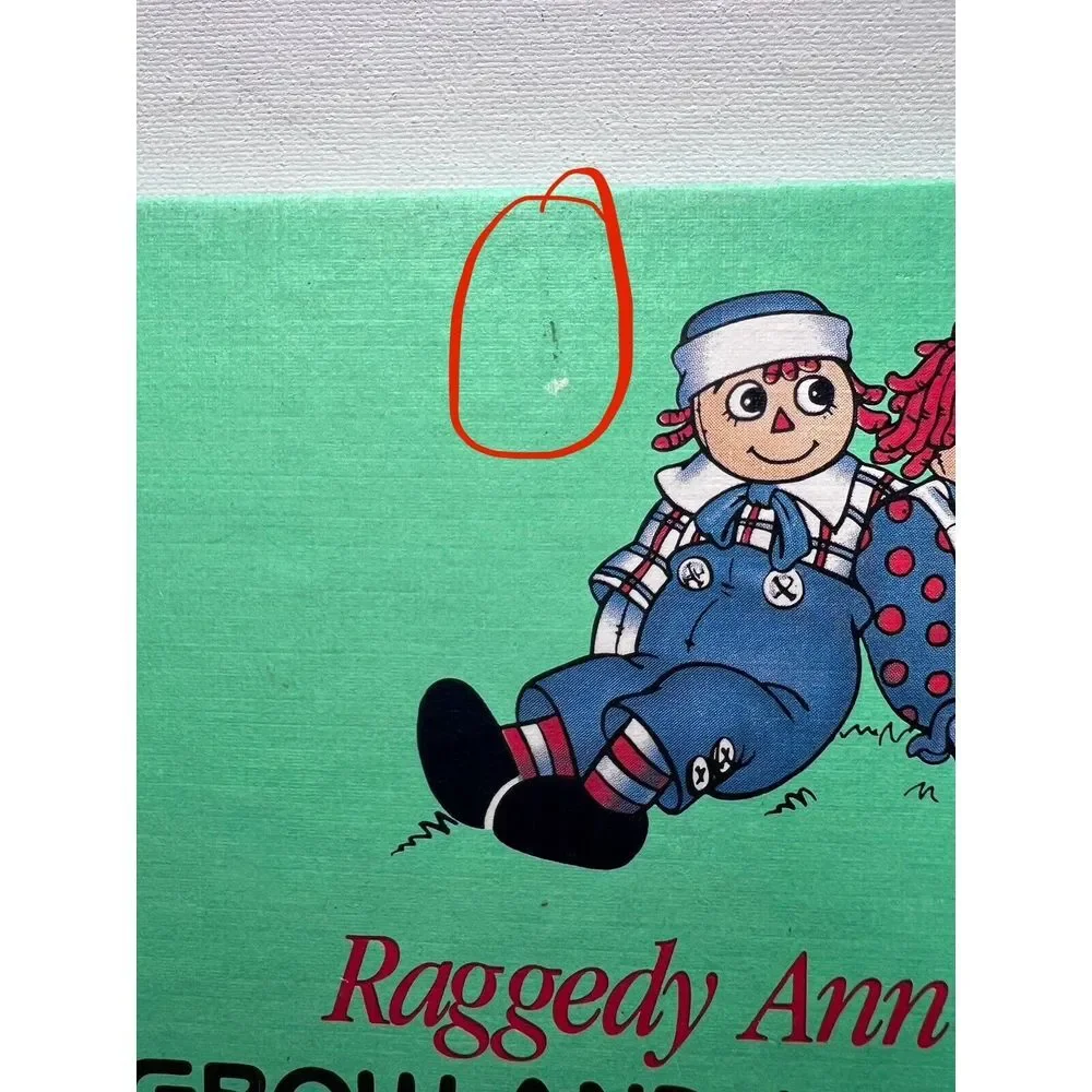 RAGGEDY DOG'S BONE (RAGGEDY ANN & ANDY'S GROW AND LEARN #10- 1988 Hardcover VGC!